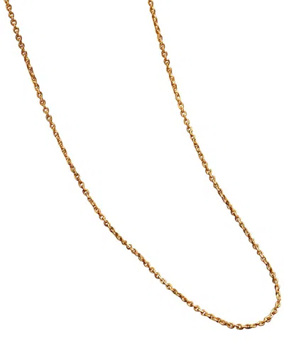 Karma And Luck Plated Chain Necklace In Gold