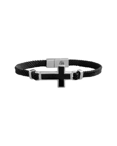 Karma And Luck Plated Magnetic Bracelet In Purple