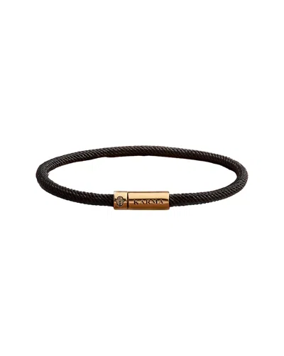 Karma And Luck Plated Magnetic Bracelet In Purple