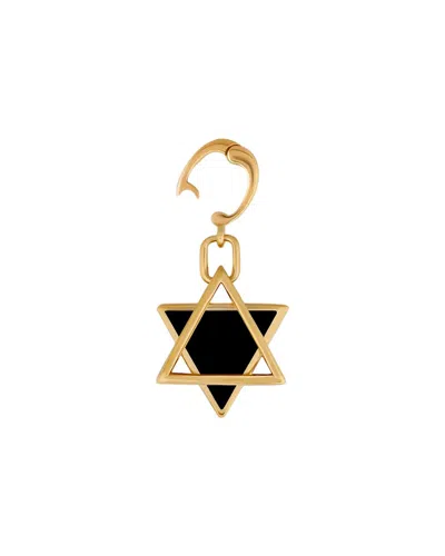 Karma And Luck Plated Onyx Pendant Charm In Multi