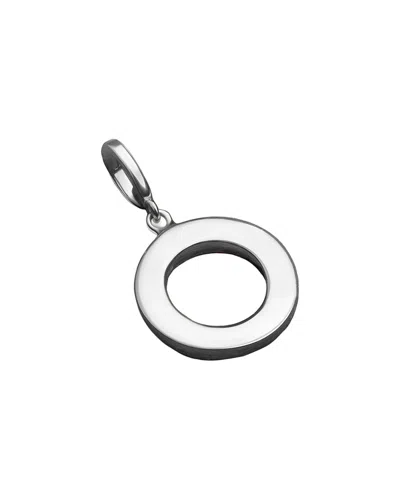 Karma And Luck Plated Pendant Charm In Silver