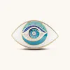 Karma And Luck Protected With Positivity - Evil Eye Ceramic Wall Blessing