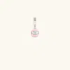 Karma And Luck Protection & Peace Evil Eye Charm In Pink