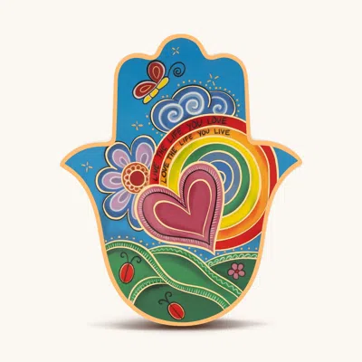 Karma And Luck Radiant Imagination Large Hamsa Wall Blessing