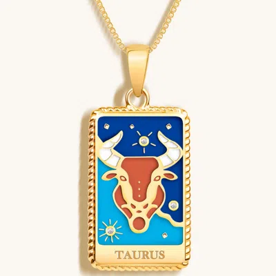 Karma And Luck Remarkable Persistence - Taurus Card Necklace