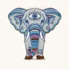 Karma And Luck Serene Perspective Elephant Wall Blessing