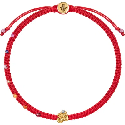 Karma And Luck Serene Soul In Red/god