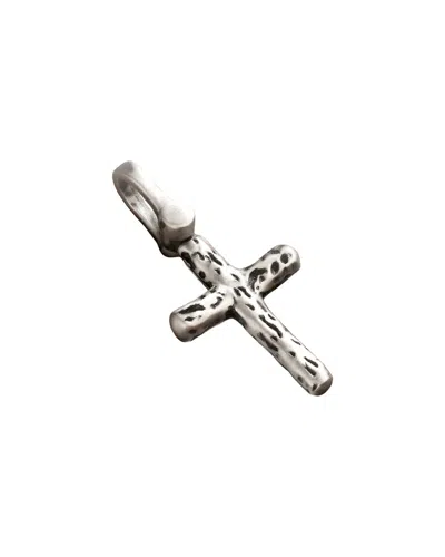 Karma And Luck Silver Pendant Charm In Metallic