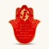 Karma And Luck Successful Endeavors Ceramic Large Hamsa Wall Blessing