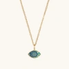 Karma And Luck Universal Consciousness Evil Eye Charm Necklace