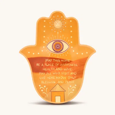 Karma And Luck Warm Welcoming Large Hamsa Wall Blessing