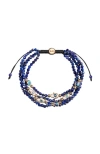 Karma And Luck Wise Belief In Blue/white/gold