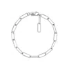 Karma And Luck Women's Blissful Connection Silver Chain Bracelet