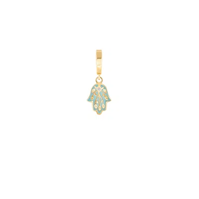 Karma And Luck Women's Blue Divine Blessings - Hamsa Charm