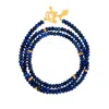 Karma And Luck Peaceful Heart Lapis Lazuli Wrap Bracelet