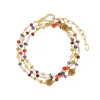 Karma And Luck Women's Budding Life - Lotus Multi Stone Chakra Wrap