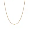 Karma And Luck Women's Gold Gracefully Abundant Evil Eye Tennis Necklace