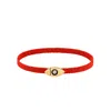 Karma And Luck Women's Gold / Red Conscious Elevation - Evil Eye Magnetic Red Bracelet