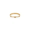 Karma And Luck Women's Gold / White Clarified Perception Gold White Ring