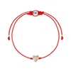 Karma And Luck Women's Harmonious Rhythm Red String Yin Yang Bracelet