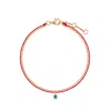 Karma And Luck Women's Supreme Guardian - Red String Evil Eye Charm Bracelet In Red