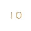 Karma And Luck Women's Welcomed Transformation Gold Hoop Earrings In Gold