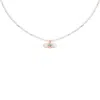Karma And Luck Women's White Brilliant Illumination - Moonstone Evil Eye Pointer Necklace In Metallic