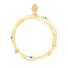 Karma And Luck Women's Yellow / Orange Sunny Spirit - Citrine November Birthstone Wrap