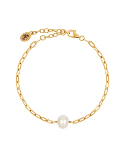 Karma And Luck Zodiac Plated 4 Mm Beaded Bracelet In Gold