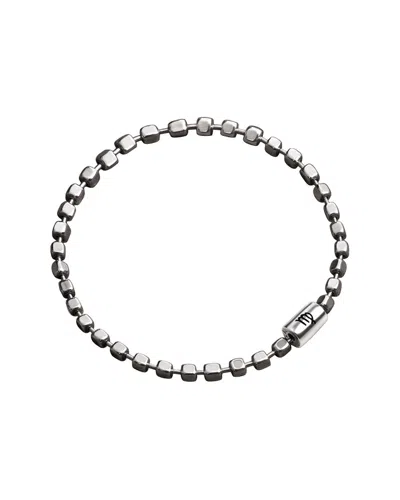 Karma And Luck Zodiac Plated Ball Chain Bracelet In Silver