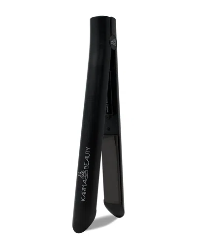 Karma Beauty Supreme Ceramic Flat Iron In Black