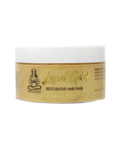 Karma Beauty Unisex Liquid Gold Hair Mask In White