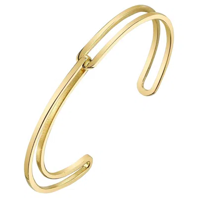 Pre-owned Karma El Khalil Halo Cuff In 18k Yellow Gold