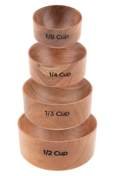 Karma Gifts Sierra Nesting Measureing Cups In Brown