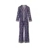 Karma On The Rocks Women's Tokyo Kassa Printed Cotton Pajama Set