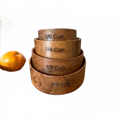 Karma Sierra Measuring Cups In Brown