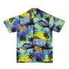 Karmakula Hawaiian Shirt Sunset Blue Men's Short Sleeve Shirt In Multi
