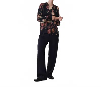 Karmamia Amelia Shirt In Scarlett Flower In Multi