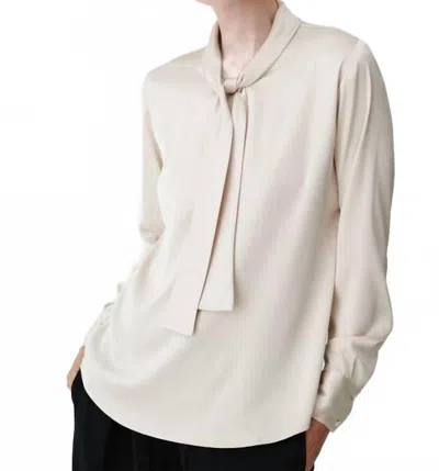 Karmamia Audrey Blouse In Semi Rich Porcelain In Neutral
