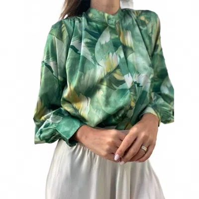 Karmamia Cornelia Shirt In Jungle In Green