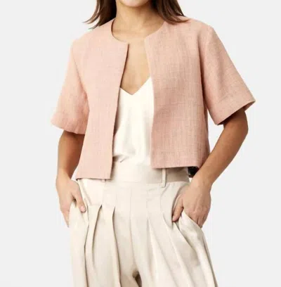 Karmamia Cory Cropped Jacket In Pink