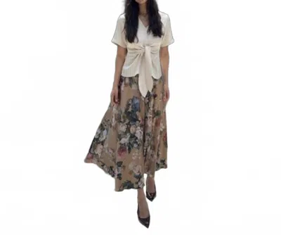 Karmamia Savannah Skirt In Bloom In Multi