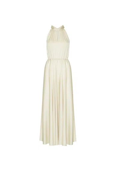 Karmamia Women's Ava Maxi Dress In Porcelain In Beige