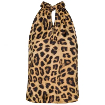 Karmamia Women's Ava Top In Leopard In Multi