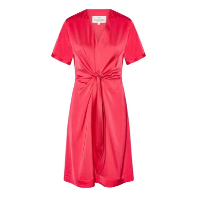 Karmamia Women's Blair Short Dress In Semi Rich Deep Pink In Multi