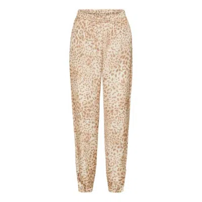 Karmamia Women's Cora Pants In Blush Leo In Beige