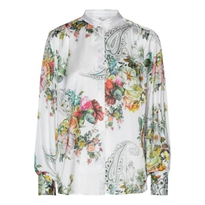 Karmamia Women's Cornelia Shirt In Posy In Multi