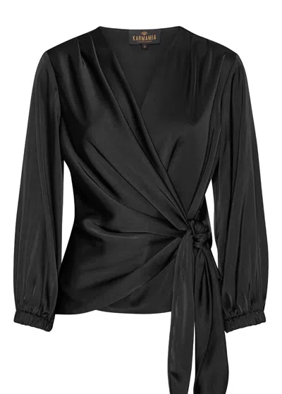 Karmamia Women's Elena Blouse In Semi Rich Black