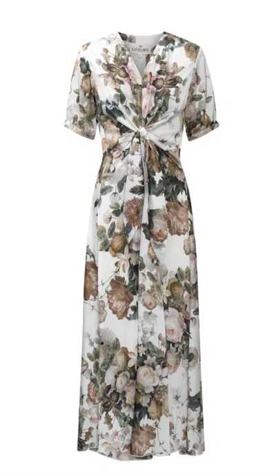 Karmamia Women Faye Maxi Dress In Pale Bouquet In Multi