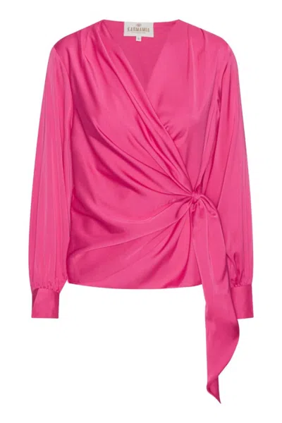 Karmamia Ines Blouse In Rose Violet In Pink